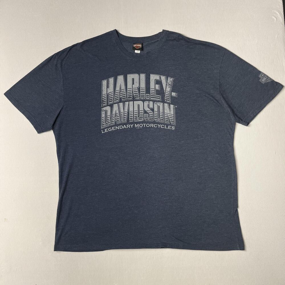 Harley-Davidson Shirt Mens 3XL Blue Killer Creek Roswell Graphic Tee Motorcycle